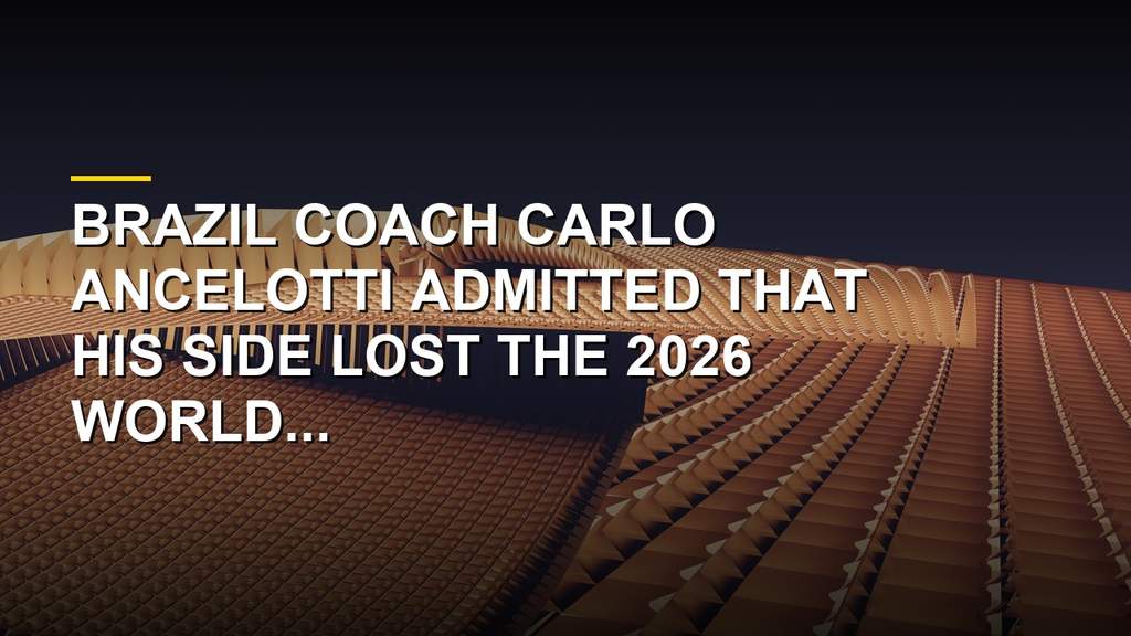 Ancelotti Blames Water Break For Shock World Cup Exit