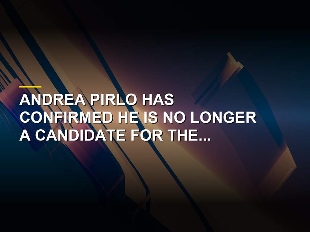 Andrea Pirlo Shocking Snub Rocks Italian National Team