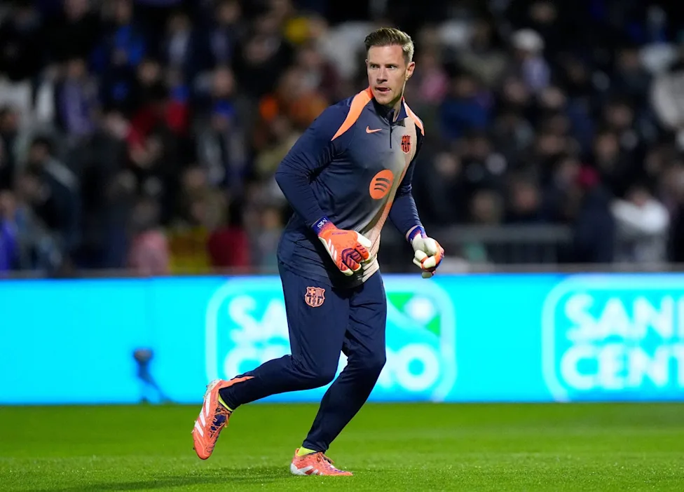 Marc-Andre ter Stegen in action for Barcelona before his proposed Ajax loan