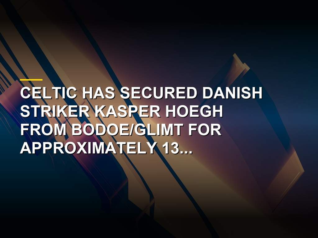 Kasper Hoegh celebrating a goal during a European match for Bodoe/Glimt