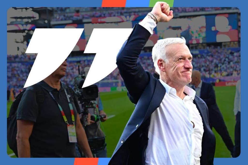 Didier Deschamps managing France during a tense World Cup 2026 knockout match against Paraguay