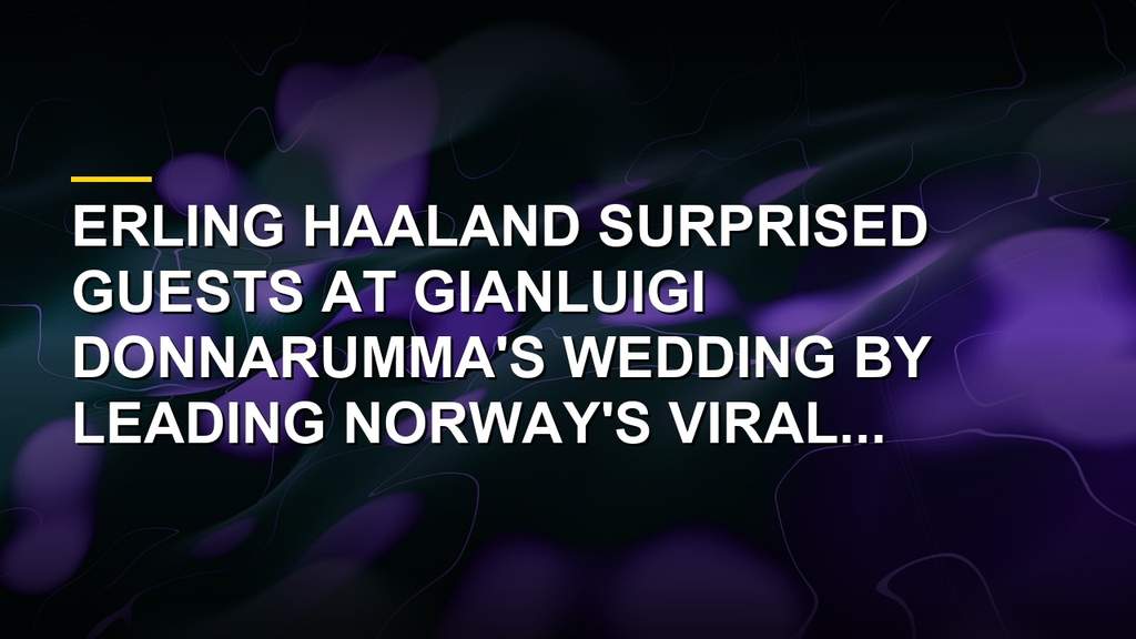 Erling Haaland Steals The Show With Viking Celebration
