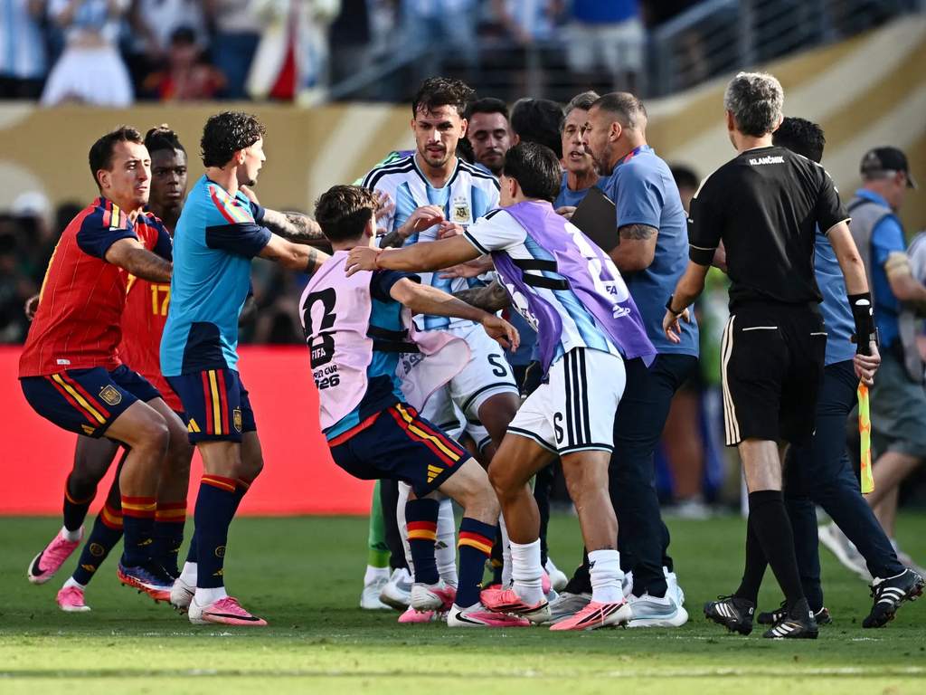 FIFA Launches Probe Into Ugly Post Match Brawl After World Cup Final