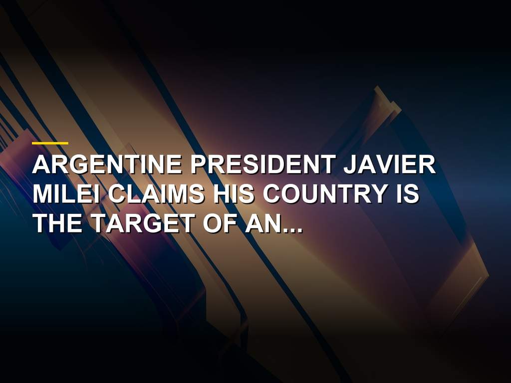 Argentine President Javier Milei speaking during a public appearance