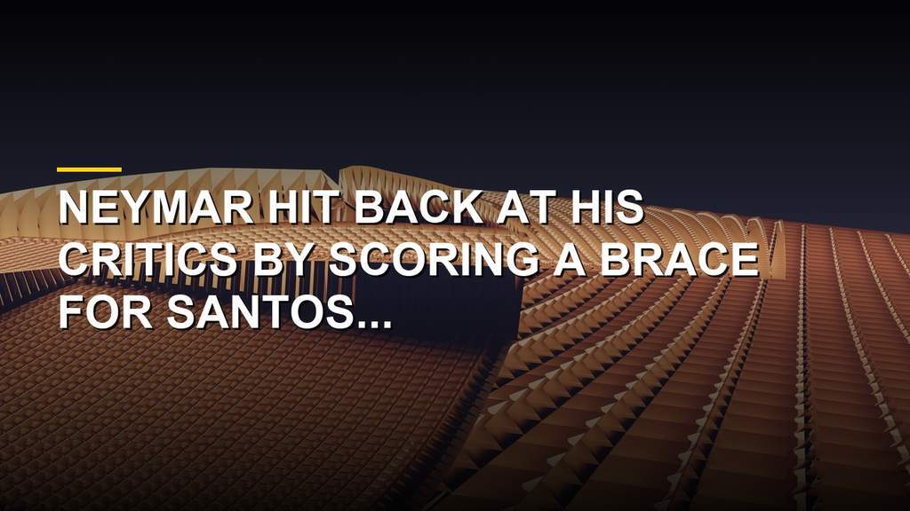 Neymar celebrating a goal for Santos with a poker themed gesture
