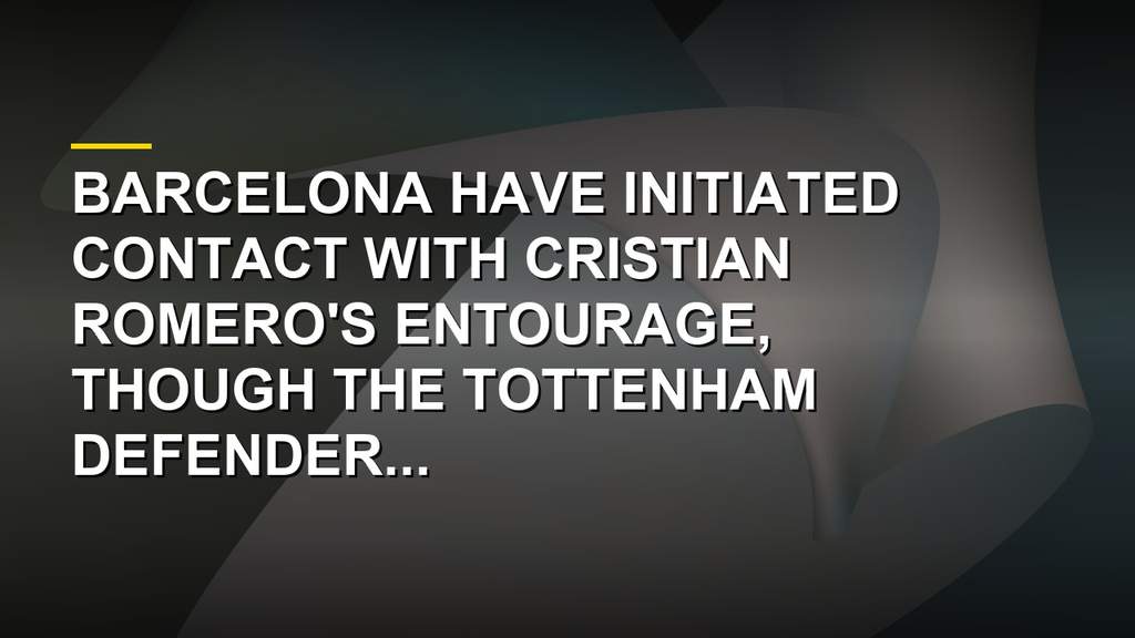 Cristian Romero playing for Tottenham Hotspur in the Premier League