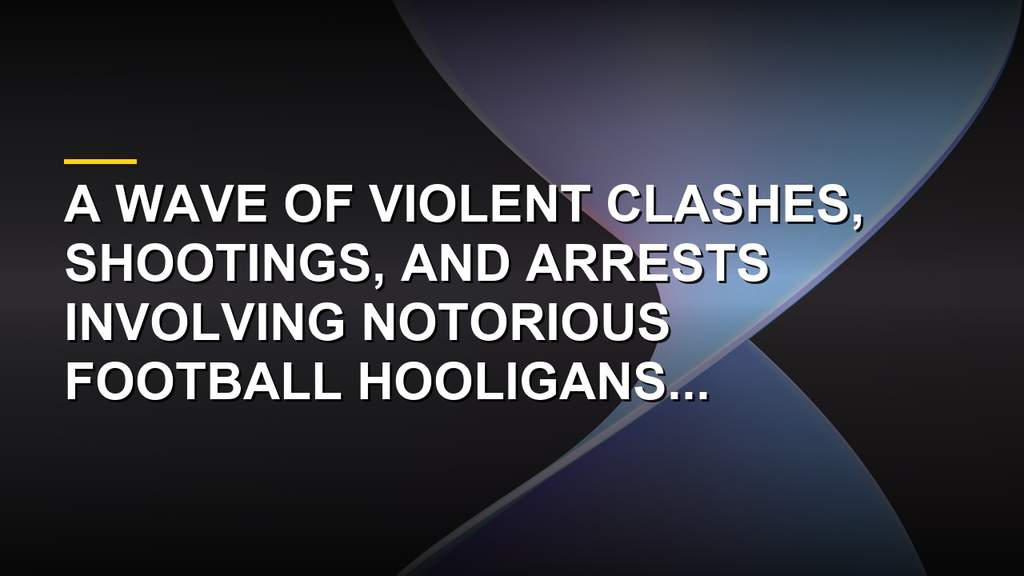 Football hooliganism and security clashes in Argentina sports stadiums