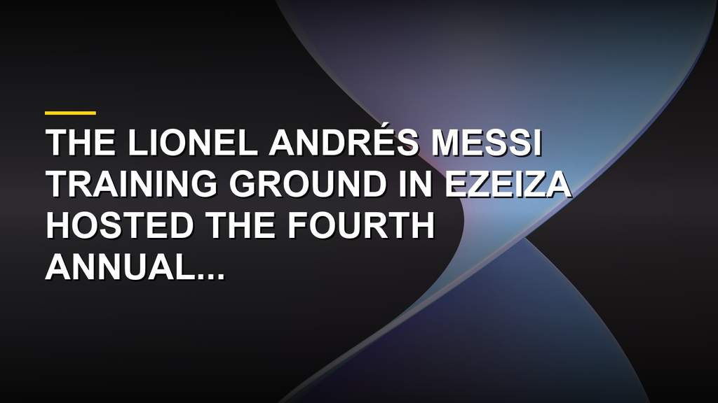 Argentina Patea penalty tournament grand finale at Lionel Messi facility in Ezeiza