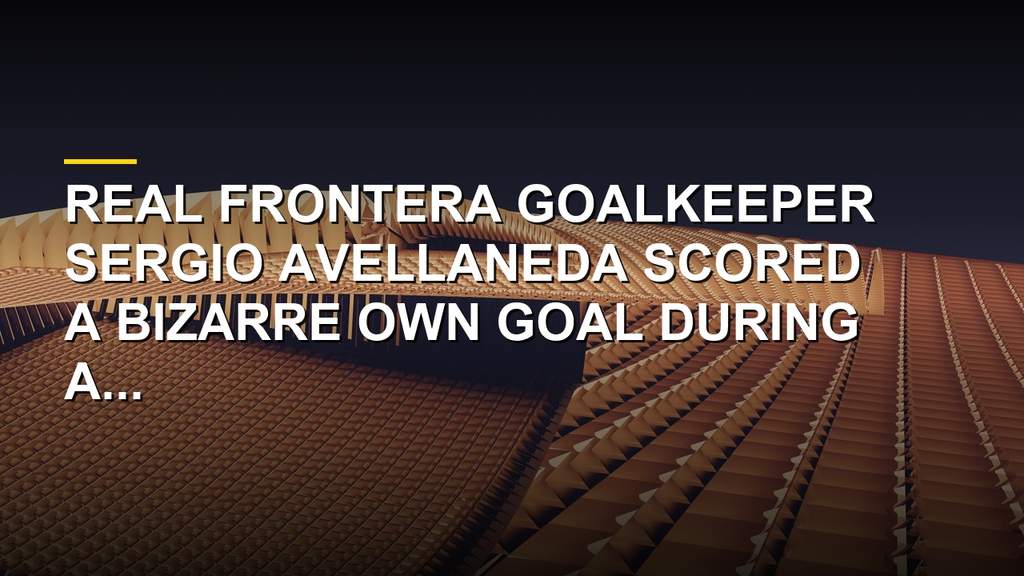 Sergio Avellaneda own goal in Venezuela second division football match