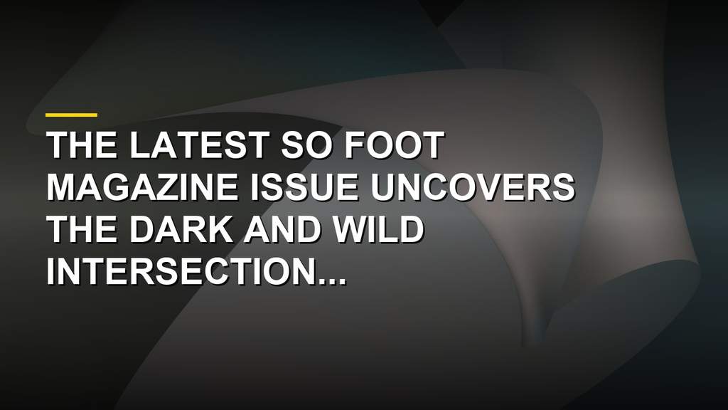 SO FOOT magazine cover exploring football and mafia corruption
