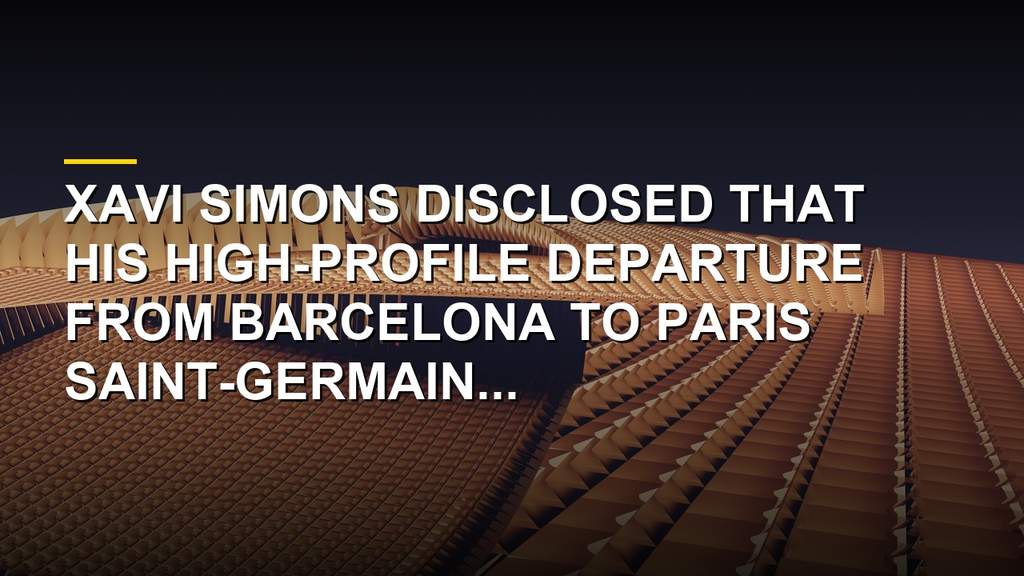 Xavi Simons in action after leaving Barcelona for Paris Saint-Germain