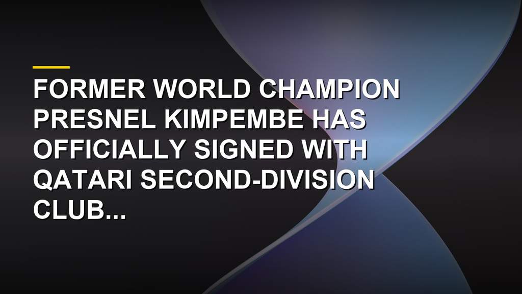 Presnel Kimpembe playing football during his career in Qatar